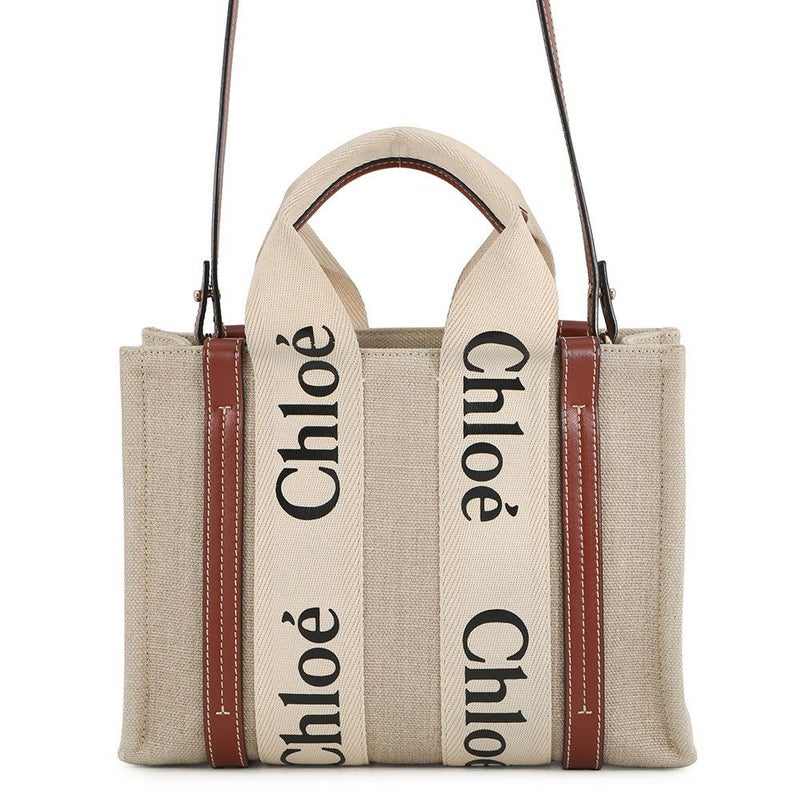 クロエ ハンドバッグ ウッディ トート スモール キャンバス CHC22AS397I2690U Chloe 2way