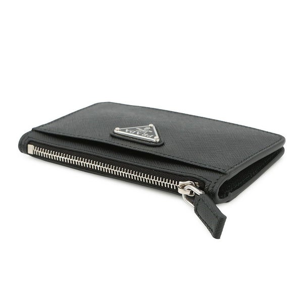 プラダ コインケース サフィアーノ トライアングル ロゴ 2MC084 PRADA 財布 黒