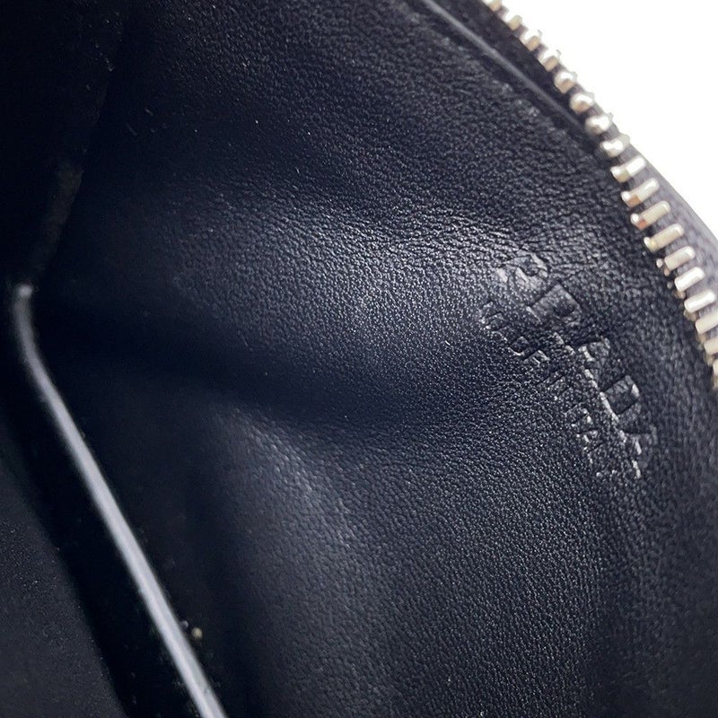 プラダ コインケース サフィアーノ トライアングル ロゴ 2MC084 PRADA 財布 黒