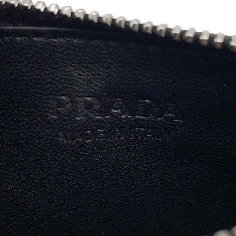 プラダ コインケース サフィアーノ トライアングル ロゴ 2MC084 PRADA 財布 黒