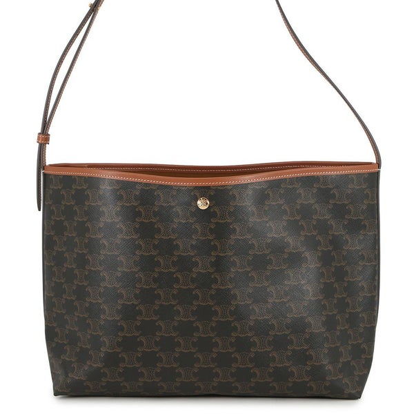 セリーヌ ショルダーバッグ トリオンフ ワンショルダー PVC/レザー 123912GXC.04LU CELINE ソフトショッパーバッグ