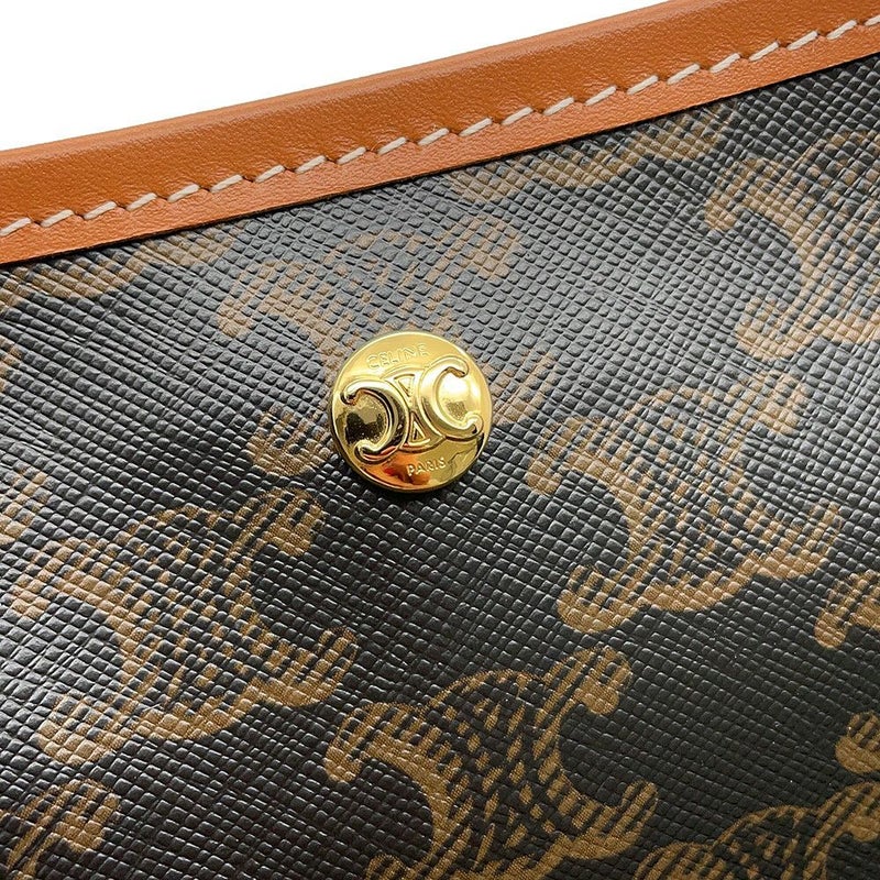 セリーヌ ショルダーバッグ トリオンフ ワンショルダー PVC/レザー 123912GXC.04LU CELINE ソフトショッパーバッグ