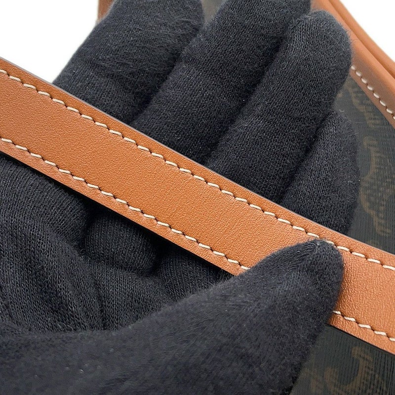 セリーヌ ショルダーバッグ トリオンフ ワンショルダー PVC/レザー 123912GXC.04LU CELINE ソフトショッパーバッグ