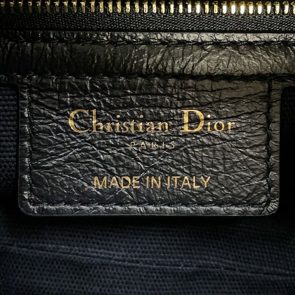 クリスチャン・ディオール ショルダーバッグ フラット マクロカナージュ D-Journey バッグ スモール ワンショルダー 黒