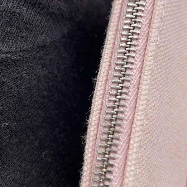 エルメス ポーチ ボリードポーチ ミニミニ ローズパール/シルバー金具 コットン HERMES 100周年限定カラー