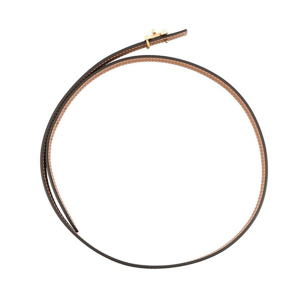 エルメス ベルト ミニH ケリー ターンロックモチーフ ブラック/ゴールド/ゴールド金具 スイフト/エプソン B刻印 サイズ70