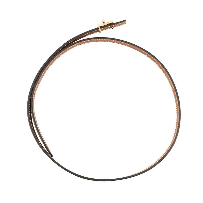 エルメス ベルト ミニH ケリー ターンロックモチーフ ブラック/ゴールド/ゴールド金具 スイフト/エプソン B刻印 サイズ70