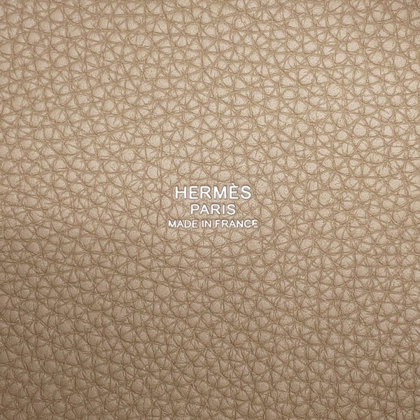 エルメス ハンドバッグ ピコタンロックPM ベージュマルファ/シルバー金具 トリヨンクレマンス K刻印