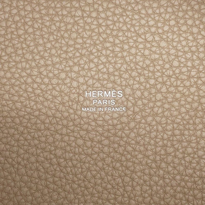 エルメス ハンドバッグ ピコタンロックPM ベージュマルファ/シルバー金具 トリヨンクレマンス K刻印