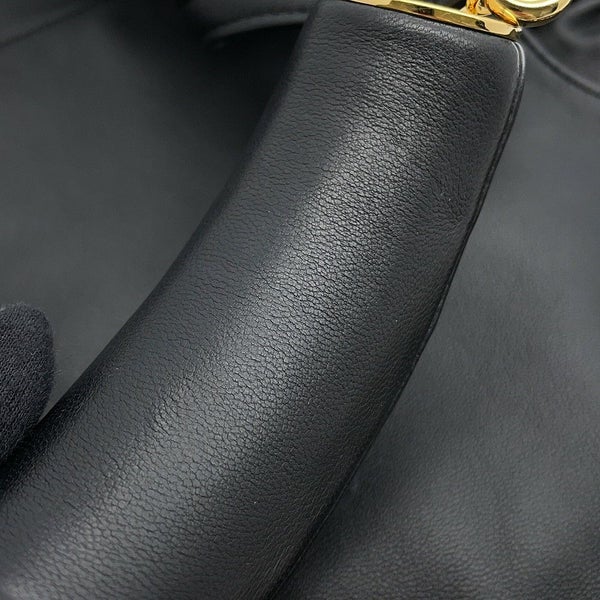 ロエベ ショルダーバッグ スクイーズバッグ ミディアム メローナパラム A914Q37X01 LOEWE 2way 黒