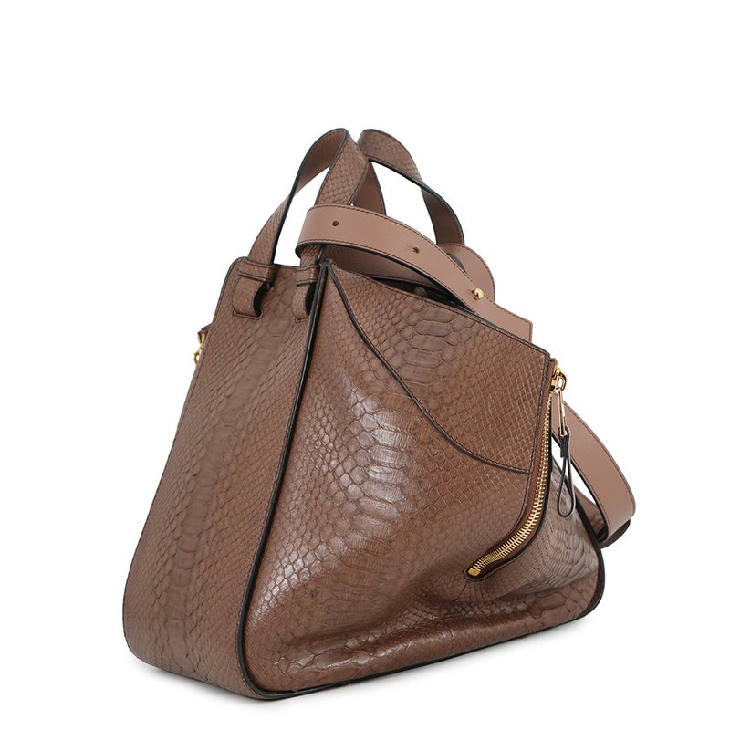 ロエベ ハンドバッグ ハンモック ミディアム パイソン LOEWE 2wayショルダーバッグ