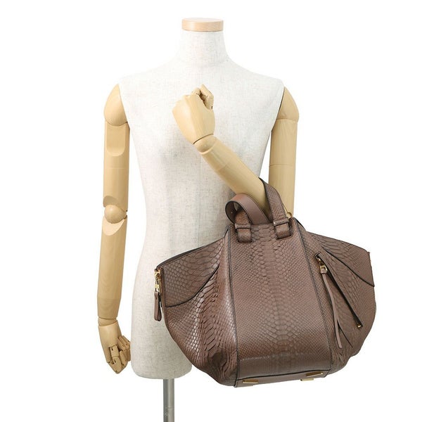 ロエベ ハンドバッグ ハンモック ミディアム パイソン LOEWE 2wayショルダーバッグ