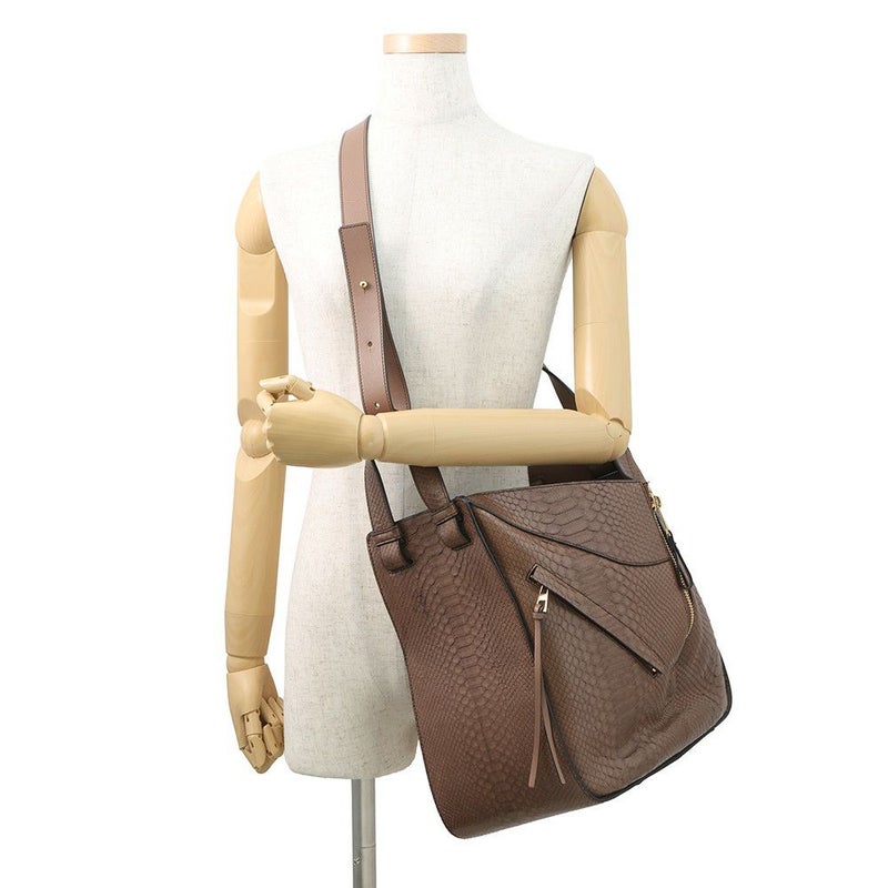 ロエベ ハンドバッグ ハンモック ミディアム パイソン LOEWE 2wayショルダーバッグ