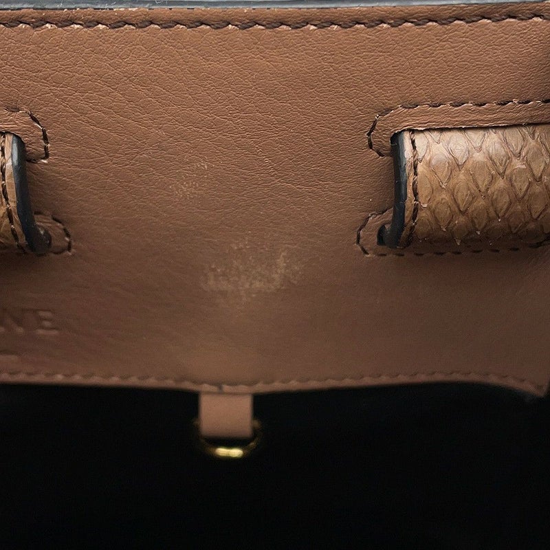 ロエベ ハンドバッグ ハンモック ミディアム パイソン LOEWE 2wayショルダーバッグ