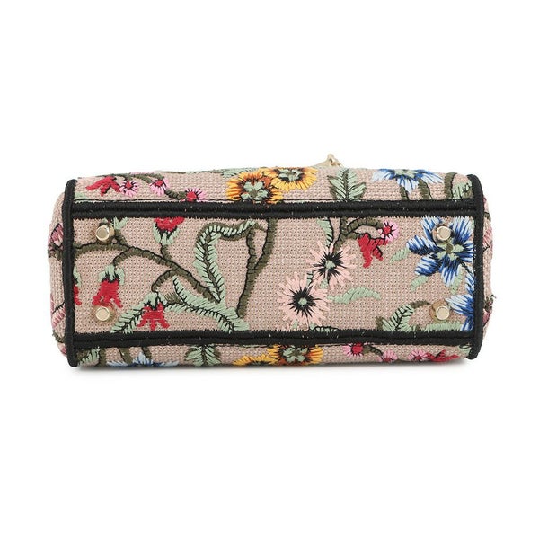 クリスチャン・ディオール ハンドバッグ レディ D-LITE ミニ M0500OEAU Christian Dior 2way 花柄 フラワー