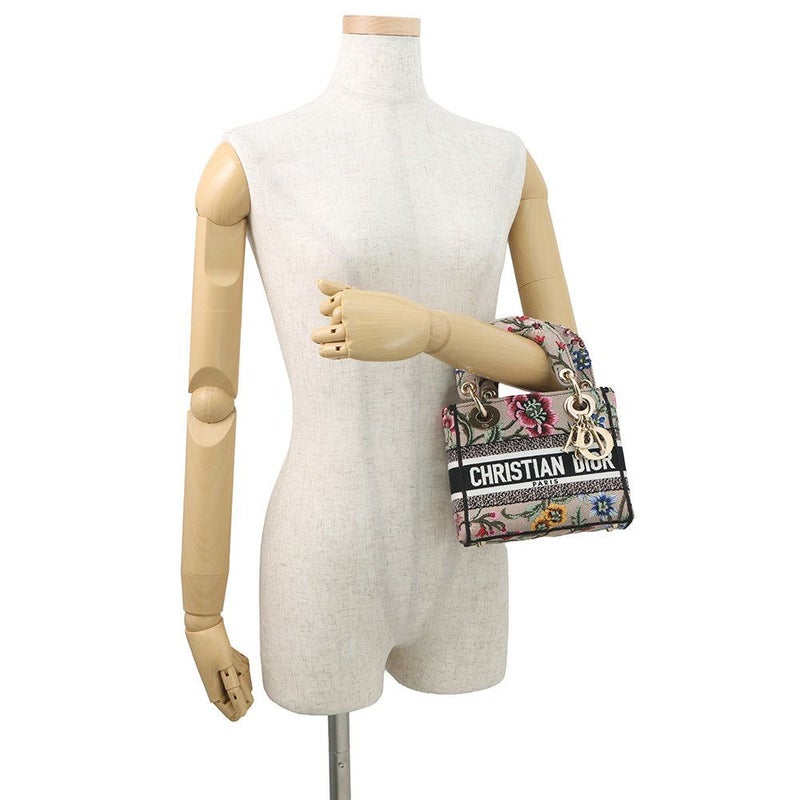 クリスチャン・ディオール ハンドバッグ レディ D-LITE ミニ M0500OEAU Christian Dior 2way 花柄 フラワー