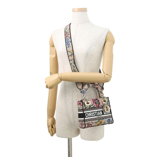 クリスチャン・ディオール ハンドバッグ レディ D-LITE ミニ M0500OEAU Christian Dior 2way 花柄 フラワー