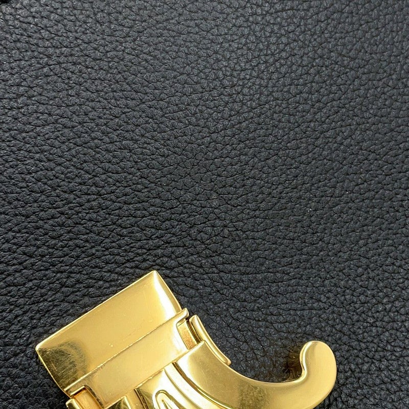 セリーヌ ハンドバッグ ティーン ニノ カーフレザー 118113FXK CELINE 2way 黒