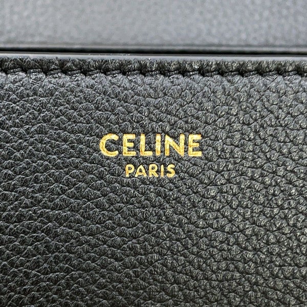 セリーヌ ハンドバッグ ティーン ニノ カーフレザー 118113FXK CELINE 2way 黒