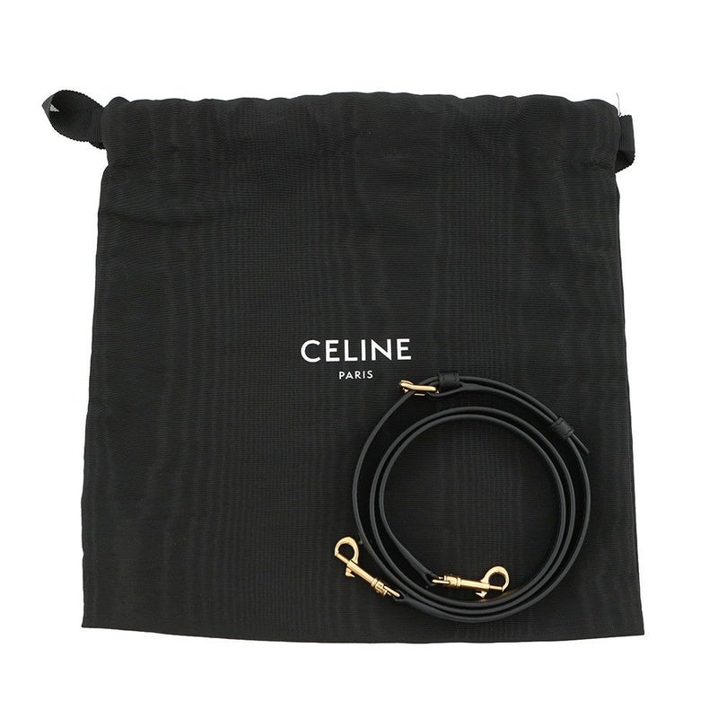 セリーヌ ハンドバッグ ティーン ニノ カーフレザー 118113FXK CELINE 2way 黒