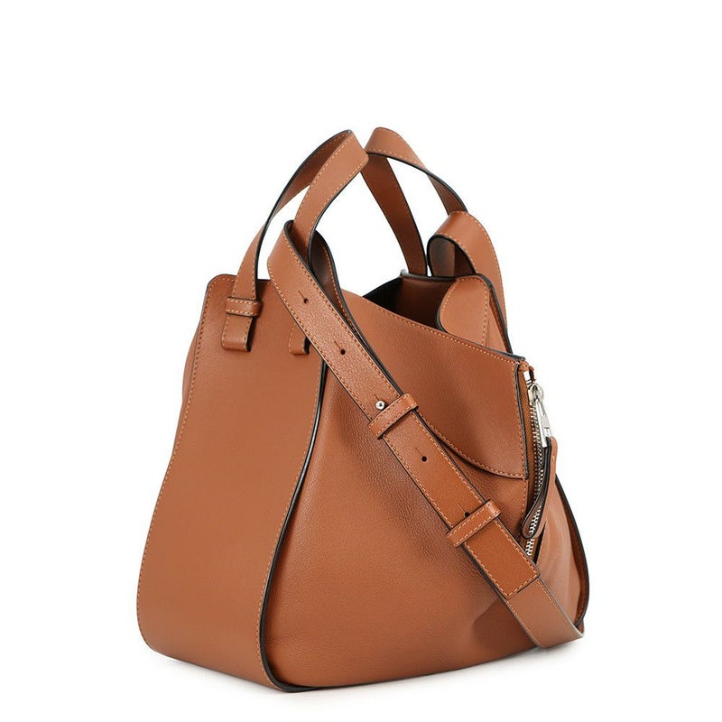 ロエベ ハンドバッグ ハンモックバッグ スモール カーフレザー 387.30.S35 LOEWE 2WAY ブラウン セール品