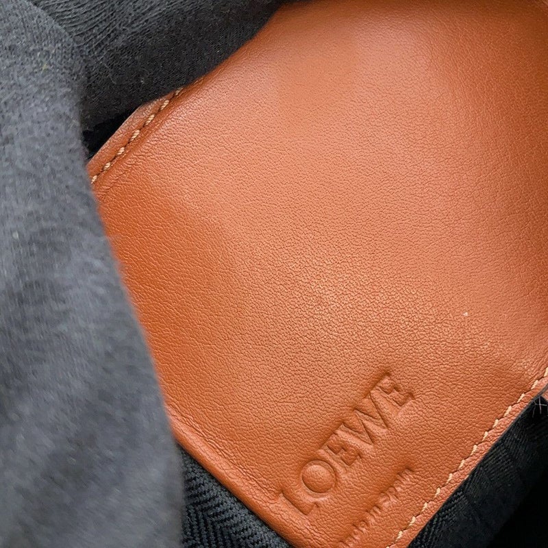 ロエベ ハンドバッグ ハンモックバッグ スモール カーフレザー 387.30.S35 LOEWE 2WAY ブラウン セール品