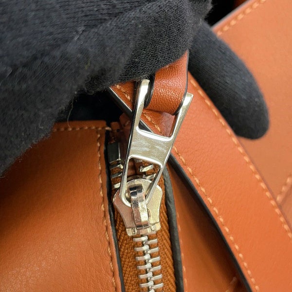 ロエベ ハンドバッグ ハンモックバッグ スモール カーフレザー 387.30.S35 LOEWE 2WAY ブラウン セール品