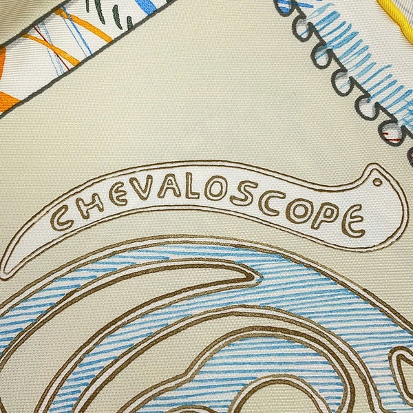 エルメス スカーフ カレ90 シュヴァロスコープ Chevalo Scope HERMES シルク 2023春夏