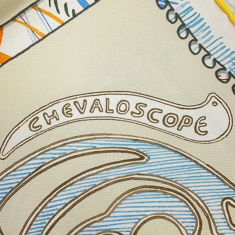 エルメス スカーフ カレ90 シュヴァロスコープ Chevalo Scope HERMES シルク 2023春夏