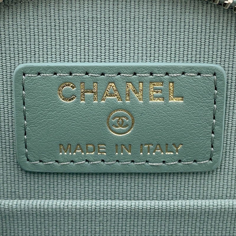 シャネル チェーンショルダーバッグ マトラッセ スモールヴァニティバッグ キャビアスキン AP2502 CHANEL