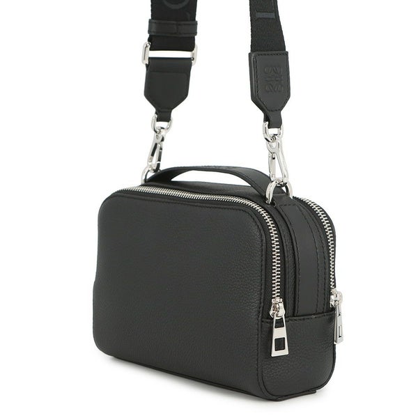 ロエベ ショルダーバッグ クロスボディ カメラバッグ ミニ ソフトグレインカーフレザー C660R41X01 LOEWE 黒