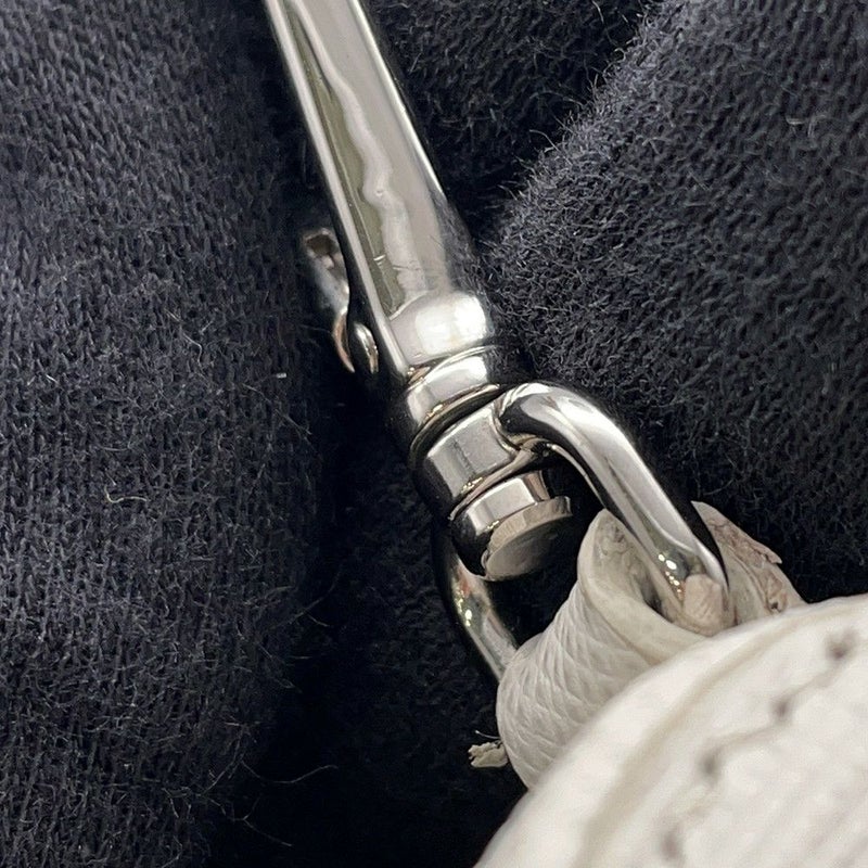 プラダ ポーチ ミニ トライアングルロゴ サフィアーノ 2TT105 PRADA ポシェット 白