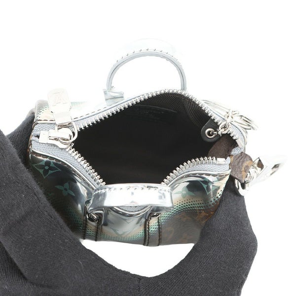 ルイヴィトン バッグチャーム モノグラム/メタリックミラー ミニ・キーポル M01428 LOUIS VUITTON キーホルダー