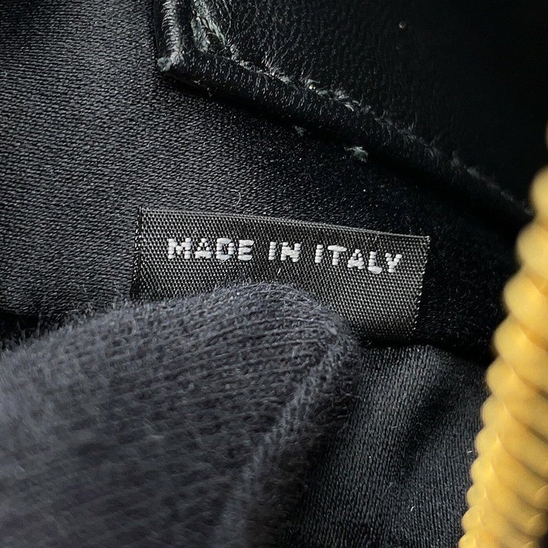 ミュウミュウ チェーンショルダーバッグ マテラッセ ビジュー レザー 5BH118 MIUMIU 黒