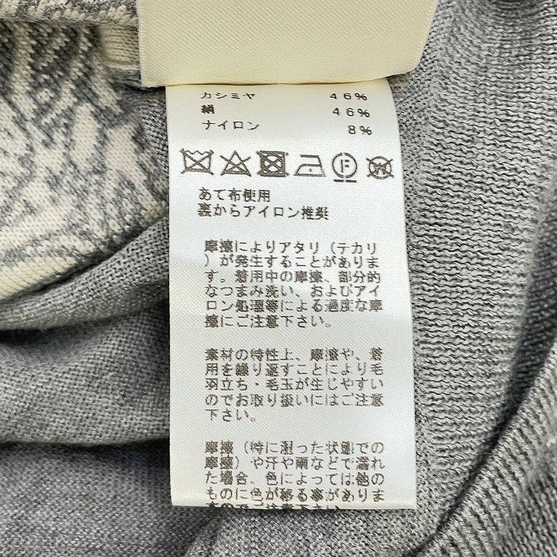 エルメス 半袖ニット ジャングルラブ カシミヤ シルク レディースサイズ38 HERMES トップス