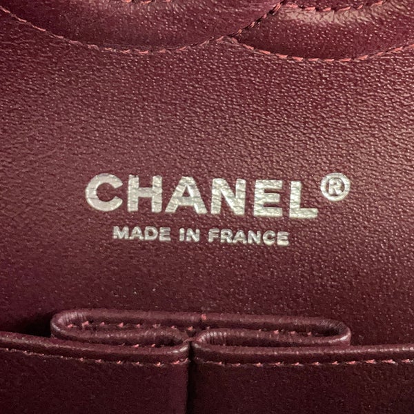 シャネル チェーンショルダーバッグ マトラッセ25 ココマーク ダブルチェーン キャビアスキン A01112 CHANEL 黒