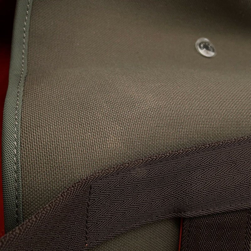 エルメス ボストンバッグ サックドパンサージュ カーキ/シルバー金具 トワルシェブロン/キャンバス X刻印 ブーツ＆ヘルメットバッグ