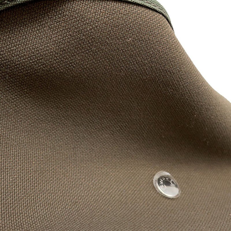 エルメス ボストンバッグ サックドパンサージュ カーキ/シルバー金具 トワルシェブロン/キャンバス X刻印 ブーツ＆ヘルメットバッグ