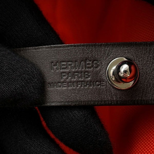 エルメス ボストンバッグ サックドパンサージュ カーキ/シルバー金具 トワルシェブロン/キャンバス X刻印 ブーツ＆ヘルメットバッグ