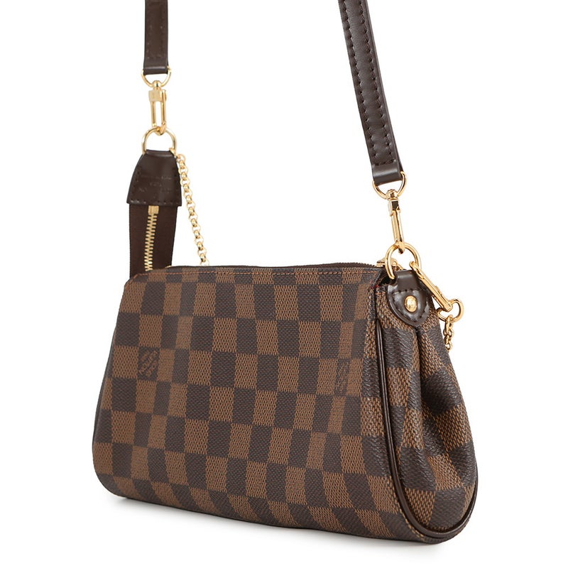 ルイヴィトン ショルダーバッグ ダミエ・エベヌ エヴァ N55213 LOUIS VUITTON アクセサリーポーチ 2way