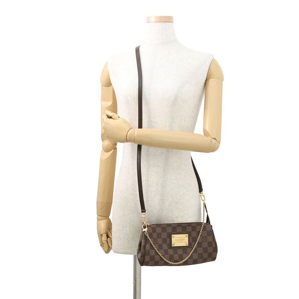 ルイヴィトン ショルダーバッグ ダミエ・エベヌ エヴァ N55213 LOUIS VUITTON アクセサリーポーチ 2way