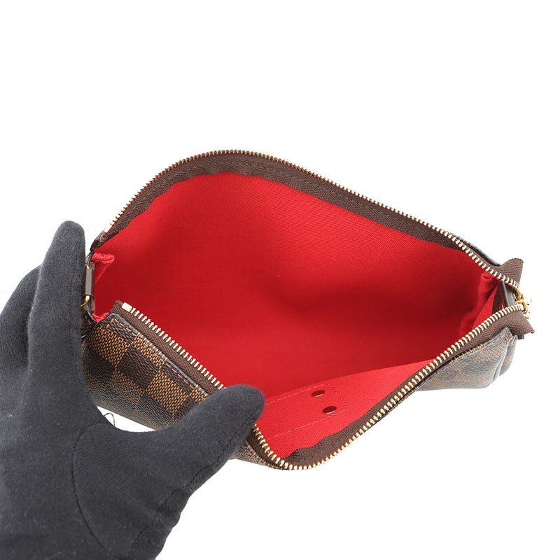 ルイヴィトン ショルダーバッグ ダミエ・エベヌ エヴァ N55213 LOUIS VUITTON アクセサリーポーチ 2way