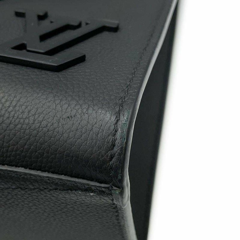 ルイヴィトン トートバッグ グレインレザー トート M57308 LOUIS VUITTON ブラック 黒 アエログラム