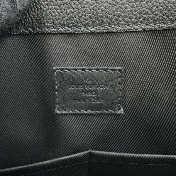 ルイヴィトン トートバッグ グレインレザー トート M57308 LOUIS VUITTON ブラック 黒 アエログラム