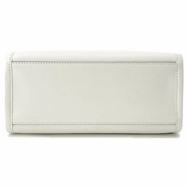 フェンディ ハンドバッグ サンシャイン スモール ロゴ レザー 8BH394 FENDI 2wayショルダーバッグ 白