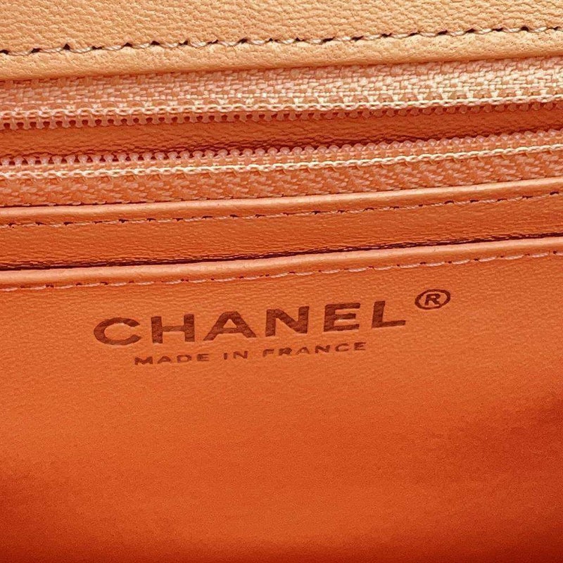 シャネル チェーンショルダーバッグ マトラッセ ココマーク ラムスキン ミニマトラッセ A35200 CHANEL ミニマト シングルチェーン