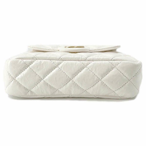 シャネル チェーンショルダーバッグ マトラッセ ココマーク ホーボー カーフスキン AS4323 CHANEL 白