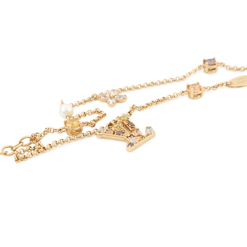 ルイヴィトン ブレスレット レディ LV メタル ストラス M1683A LOUIS VUITTON アクセサリー
