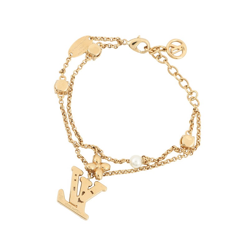 ルイヴィトン ブレスレット レディ LV メタル ストラス M1683A LOUIS VUITTON アクセサリー