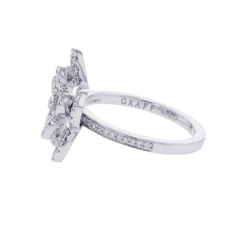 グラフ リング ワイルドフラワー ダイヤモンド リング ダイヤ 計0.53ct K18WGホワイトゴールド RGR846 GRAFF 指輪